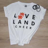 Loveland Cheer T-Shirt-YOUTH--Lemons and Limes Boutique
