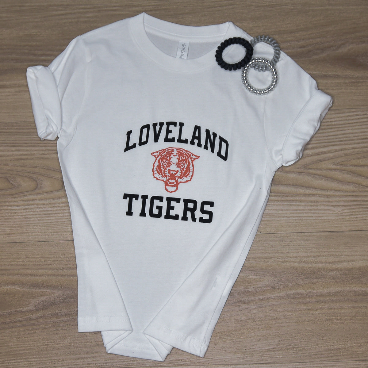 Vintage Loveland Tigers T-Shirt on White-YOUTH-Lemons and Limes Boutique