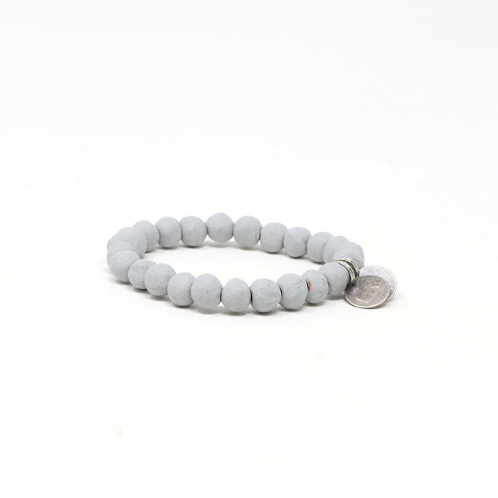 Simbi USA Pebble Grey Bracelet-Bracelets-Lemons and Limes Boutique