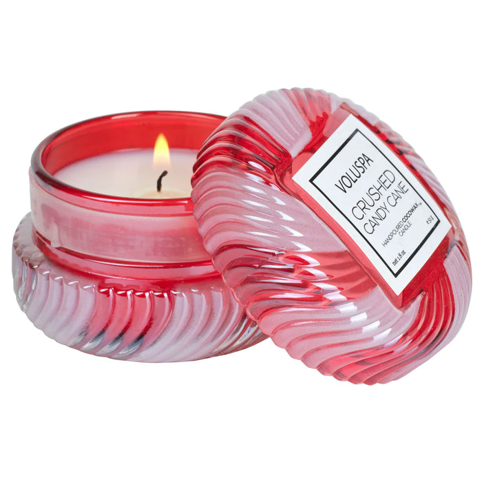 Crushed Candy Cane Macaron Candle Voluspa-Lemons and Limes Boutique