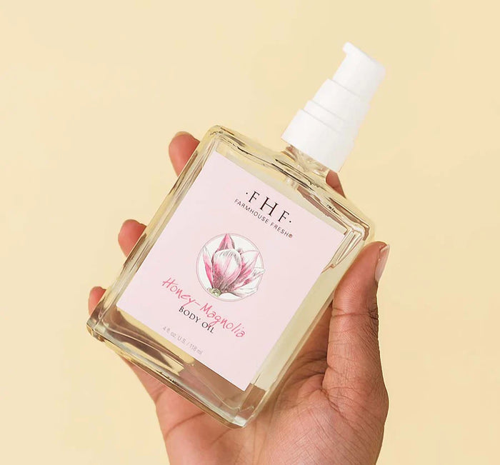 Honey Magnolia Body Oil 4oz FarmHouse Fresh-Lemons and Limes Boutique