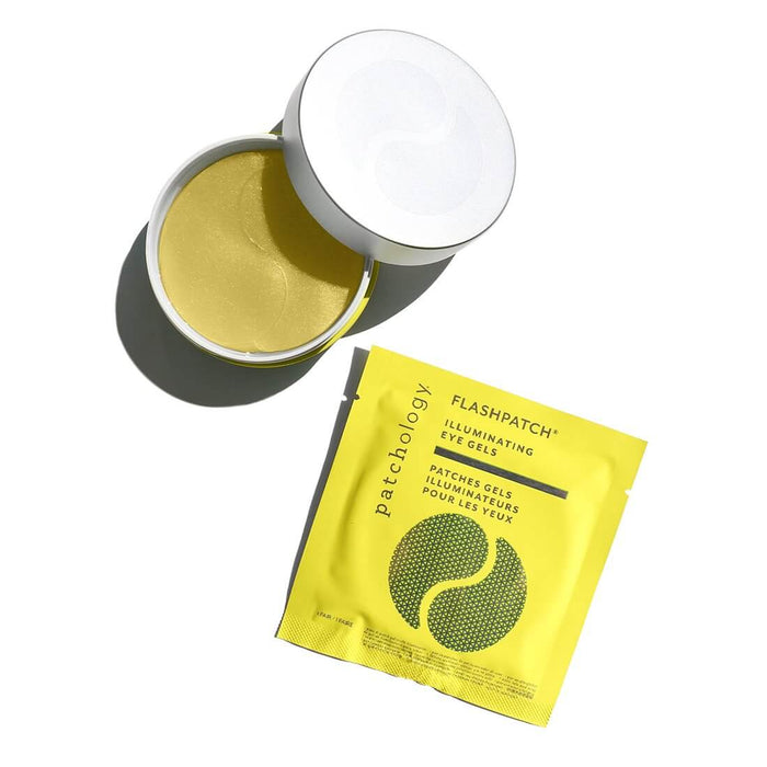 Patchology Flashpatch Illuminating Eye Gels 15 Pair Jar-Lemons and Limes Boutique