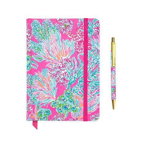 Lilly Pulitzer Journal With Pen in Seaing Things-Lemons and Limes Boutique