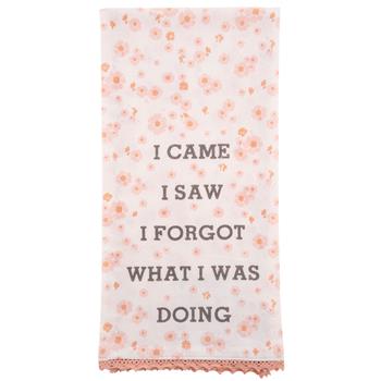 Flour Sack Tea Towel I Came I Saw-Lemons and Limes Boutique