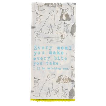 Flour Sack Tea Towel Dog-Lemons and Limes Boutique
