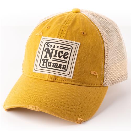 Trucker Hat Be a Nice Human--Lemons and Limes Boutique