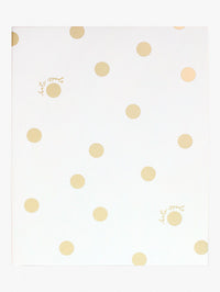 Kate Spade Gold Dot with Script Concealed Spiral Notebook--Lemons and Limes Boutique