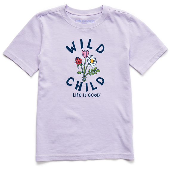 Kids Wild Child Wildflowers Crusher Tee-Lemons and Limes Boutique