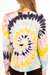 Masai Swirl Tie Dye Long Sleeve T-Shirt by Ivory Ella--Lemons and Limes Boutique