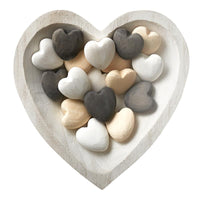 Small Paulownia Wood Heart-Lemons and Limes Boutique