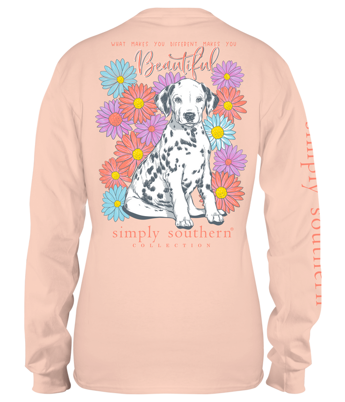 Simply Southern L/S Tee- Different-Lemons and Limes Boutique