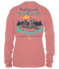 Simply Southern L/S Youth Tee- Friends--Lemons and Limes Boutique
