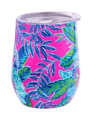Insulated Stemless Tumbler in Lil Earned Stripes-Lemons and Limes Boutique