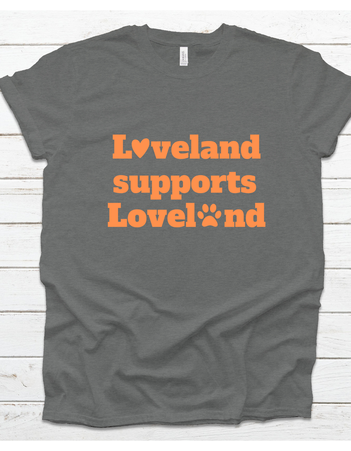 Loveland Supports Loveland T-Shirt (Adult and Youth)-Lemons and Limes Boutique