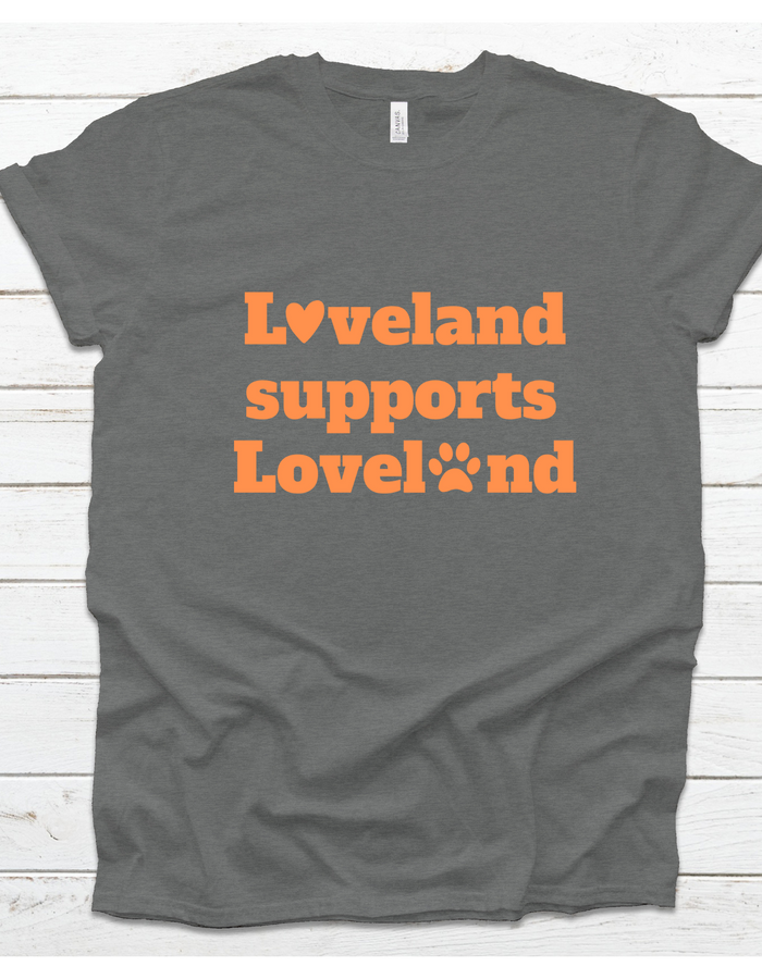 Loveland Supports Loveland T-Shirt (Adult and Youth)-Lemons and Limes Boutique