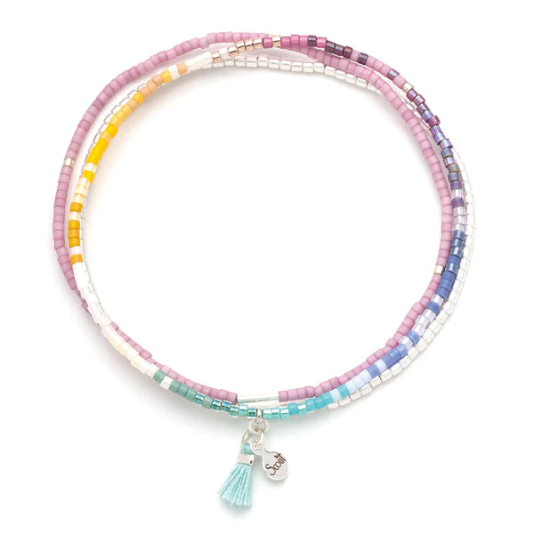 Scout Chromacolor Miyuki Bracelet in Bright Multi/Silver-Lemons and Limes Boutique