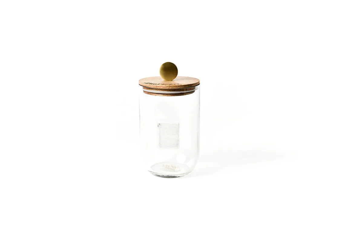 Mini Small Wooden Lid Jar by Happy Everything-Lemons and Limes Boutique