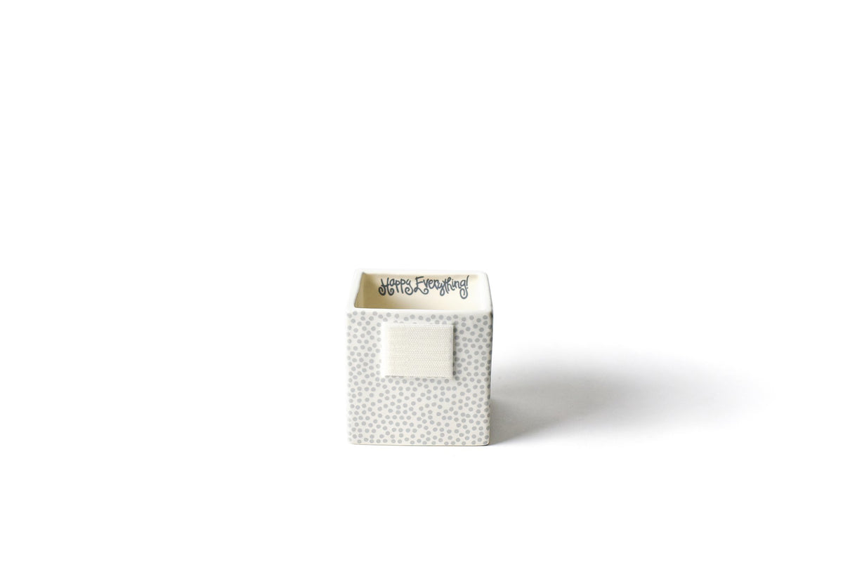 Stone Small Dot Mini Nesting Cube Small Happy Everything-Entertaining-Lemons and Limes Boutique