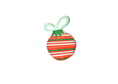 Striped Ornament Mini Attachment Happy Everything-Lemons and Limes Boutique