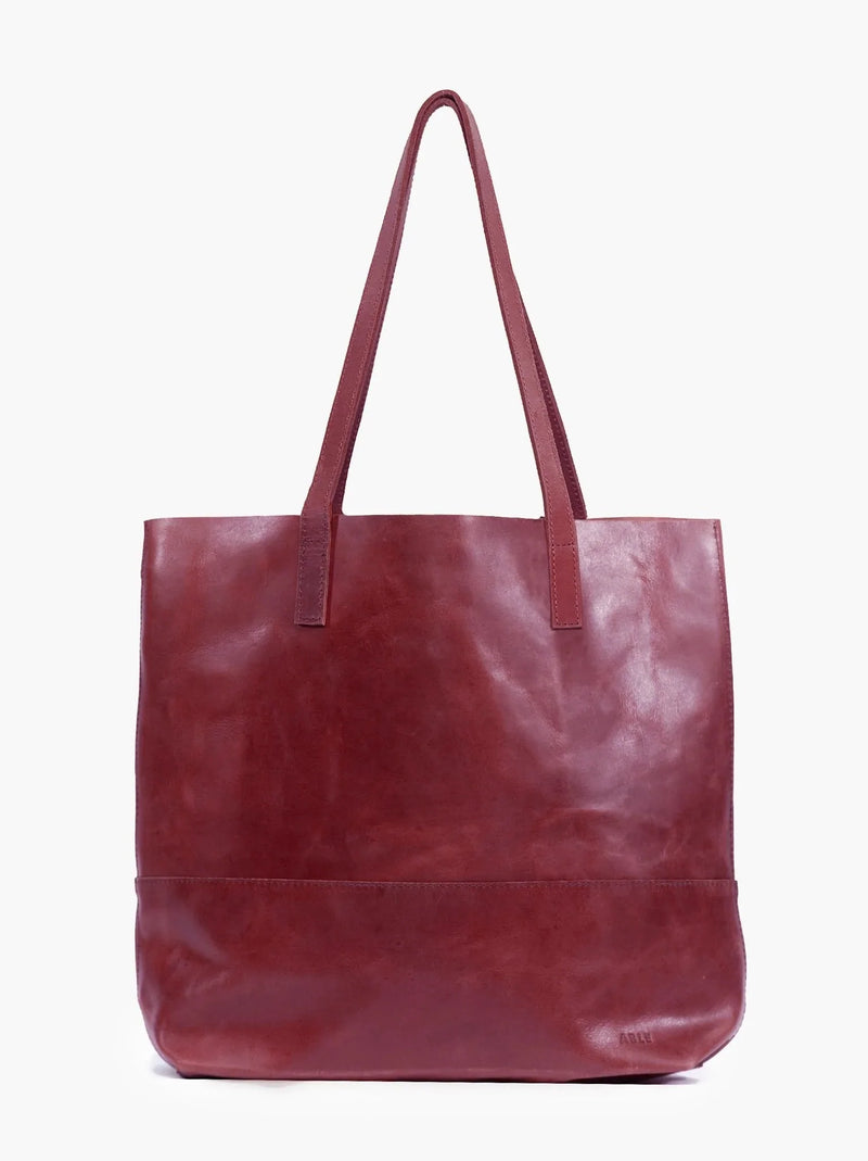 Mamuye Classic Tote in Dark Cherry--Lemons and Limes Boutique