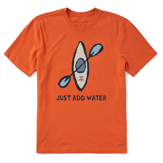 Men's Just Add Water Kayak Short Sleeve Crusher LITE Tee--Lemons and Limes Boutique