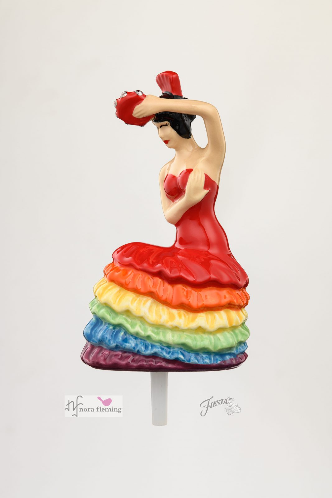 Dancing Lady Platter with MIni by Nora Fleming-Lemons and Limes Boutique