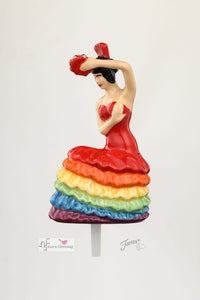 Dancing Lady Platter with MIni by Nora Fleming-Lemons and Limes Boutique