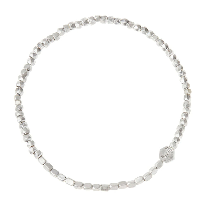 Scout Mini Metal Stacking Bracelet-Silver-Bracelet-Lemons and Limes Boutique