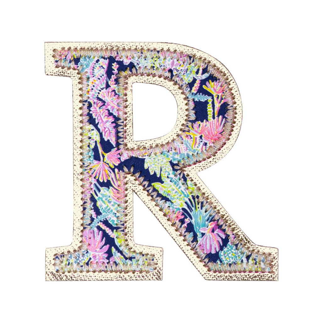 Lilly Pulitzer Monogram Sticker - R--Lemons and Limes Boutique