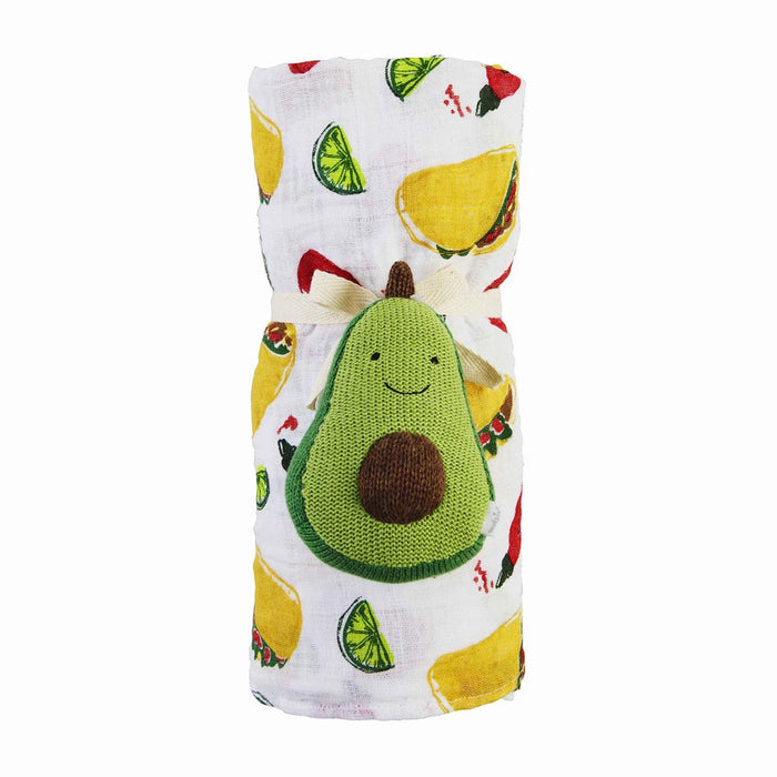 Taco Swaddle & Rattle-Lemons and Limes Boutique