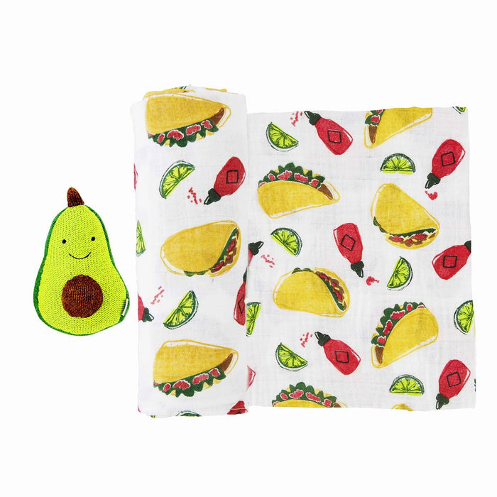 Taco Swaddle & Rattle-Lemons and Limes Boutique