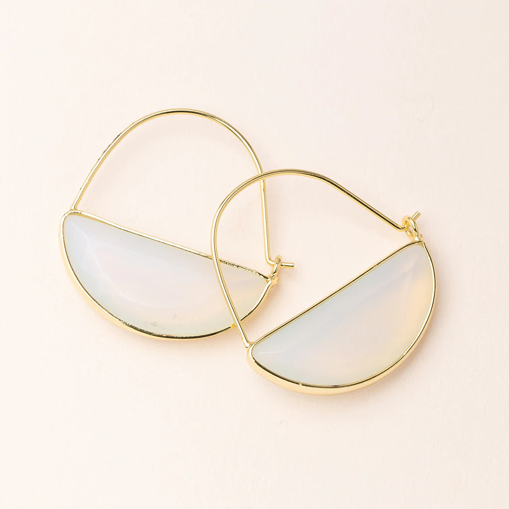 Scout Stone Prism Hoop-Opalite/Gold-Lemons and Limes Boutique