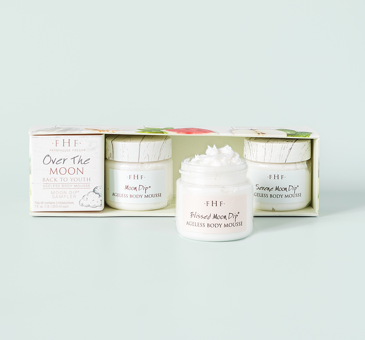 Over The Moon – Moon Dip® Body Mousse Sampler FarmHouse Fresh-Beauty-Lemons and Limes Boutique
