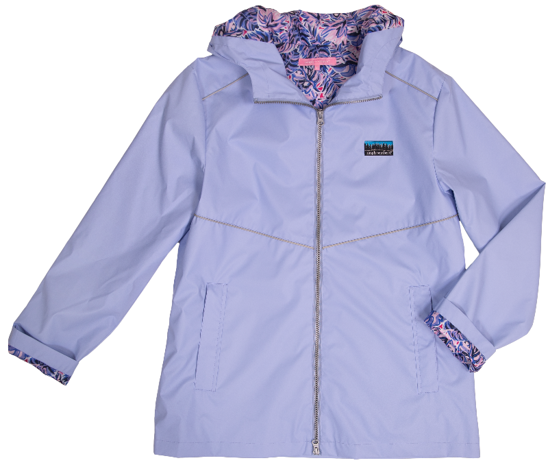 Simply Southern Rain Jacket in Leaf-Apparel-Lemons and Limes Boutique