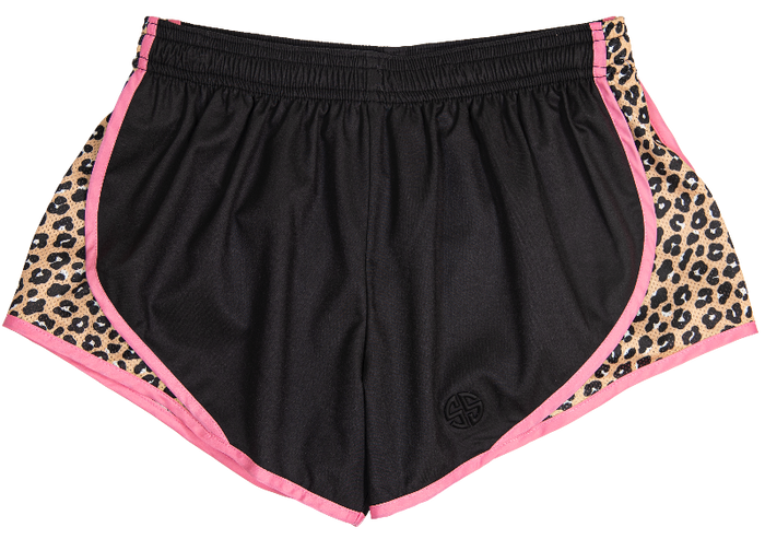 Simply Southern Running Shorts in Leopard-Lemons and Limes Boutique