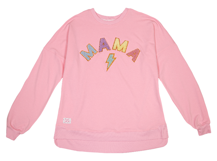 Simply Southern Sparkle Patch Pullover- Mama-Lemons and Limes Boutique