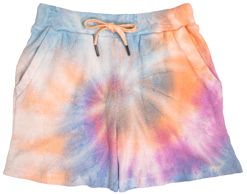 Simply Southern Tie Dye Shorts in Spiral--Lemons and Limes Boutique