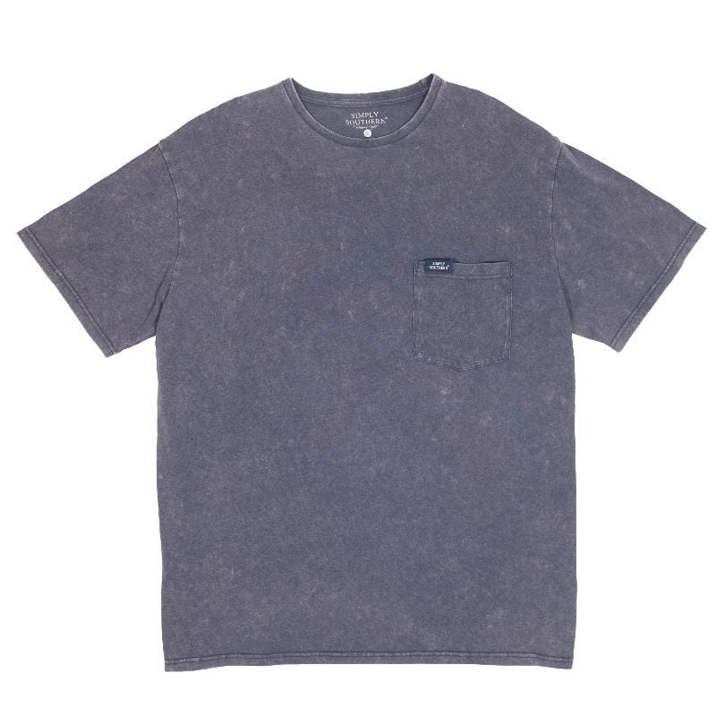 Simply Southern Mens S/S Tee with Pocket in Mood-Lemons and Limes Boutique