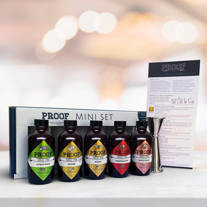Classic Cocktail Syrup Mini Set by Proof-Cocktail Mixer-Lemons and Limes Boutique
