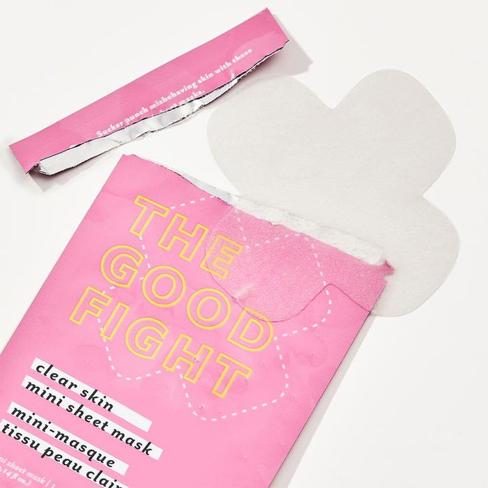 The Good Fight Clear Skin Mini Sheet Mask-Beauty-Lemons and Limes Boutique