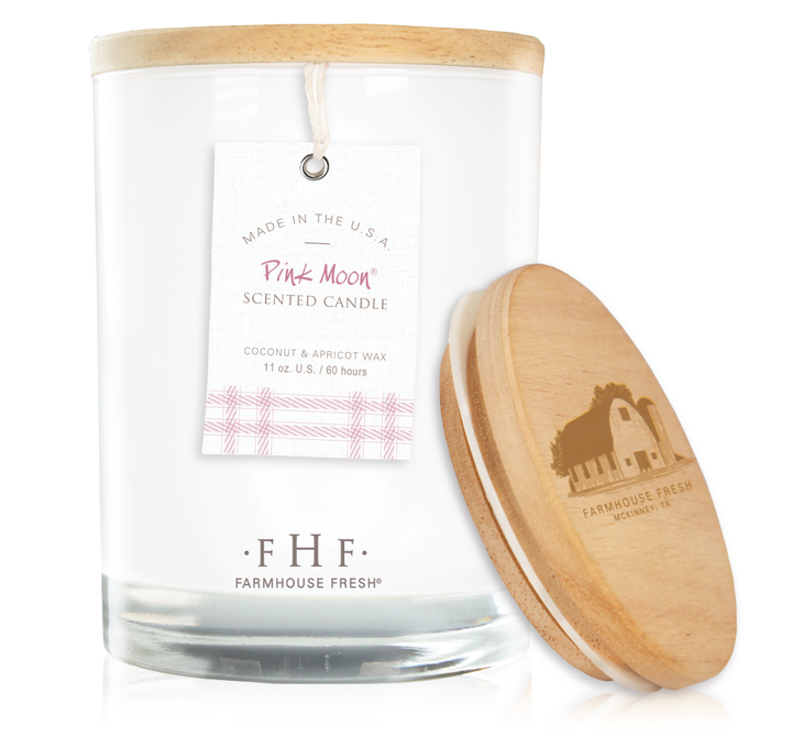 Pink Moon® Candle with Wooden Lid FarmHouse Fresh-Candle-Lemons and Limes Boutique