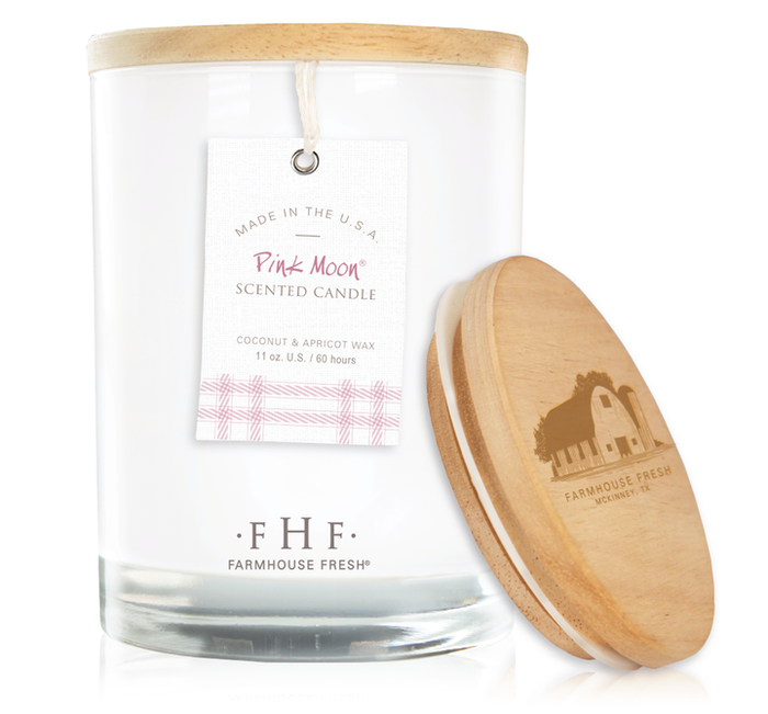 Pink Moon® Candle with Wooden Lid FarmHouse Fresh-Candle-Lemons and Limes Boutique