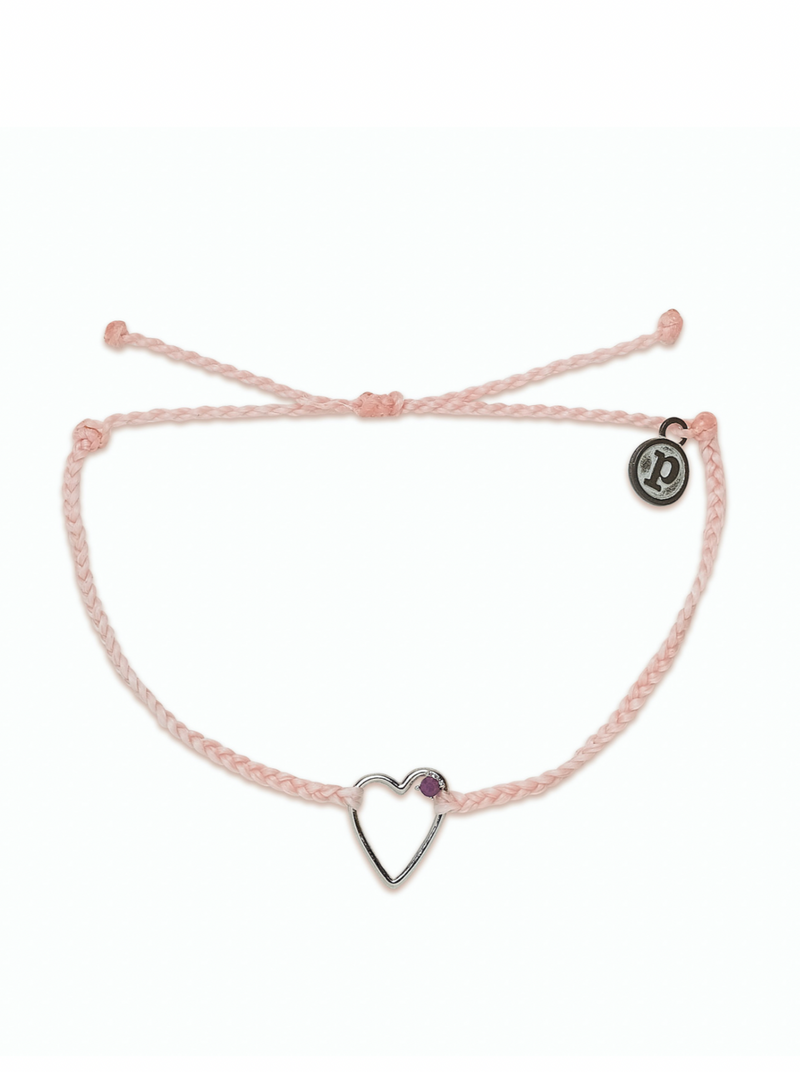 Pura Vida Sweetheart Stone Bracelet in Pink-Bracelet-Lemons and Limes Boutique