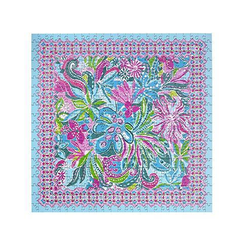 Lilly Pulitzer Puzzle in Golden Hour-Lemons and Limes Boutique