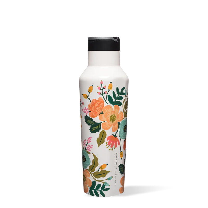 20oz Sport Canteen in Garden Party Cream Corkcicle-Lemons and Limes Boutique