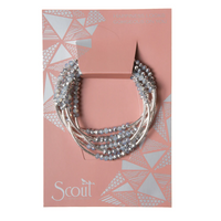 Scout Wrap-Bracelet/Necklace in Star Combo Silver-Lemons and Limes Boutique