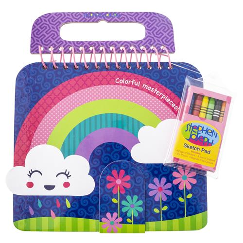SHAPED SKETCH PAD RAINBOW-Lemons and Limes Boutique