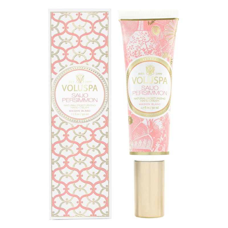 Saijo Persimmon Hand Cream Voluspa--Lemons and Limes Boutique