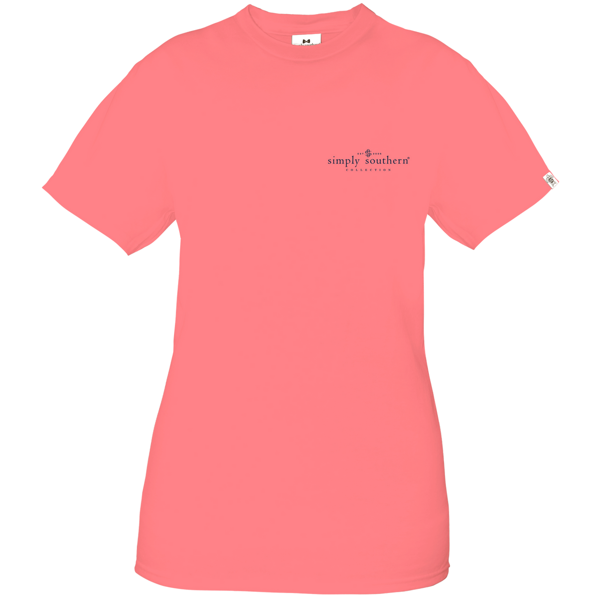 Simply Southern S/S Tee Patchwork in Conch-Lemons and Limes Boutique