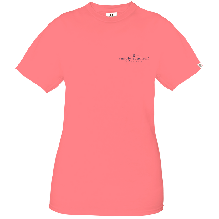 Simply Southern S/S Tee Patchwork in Conch-Lemons and Limes Boutique